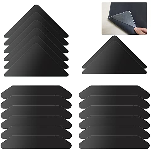 20 Stück Teppichgreifer Antirutschmatte, doppelseitige Anti-Curling Rug Gripper, Rutschfester Teppichgriff für Hartholzböden, Teppiche und Matten