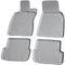 Recambo 3D Gummi Fußmatten kompatibel für Audi A6 4F C6 Limo Allroad Avant 2004-2011 | Auto Gummimatten | Passgenau | mit Rand | grau