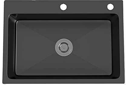 Kitchen Sinks Stainless Steel Undermount Kitchen Campervan Sink and Hob Kit Commercial Outdoor Kitchen Units Small Stainless Steel Mats for Ceramic Round Kitchen Double Bowl Sinks (C)