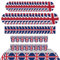 BlinBlin Union Jack Partygeschirr-Set, Queen's Platinum Jubilee Party Geschirr, Großbritannien Sportveranstaltungen BBQ Royal Thema Tischdekoration, Tischdecke, Servietten, Pappteller, für 16 Gäste