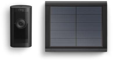 Ring Outdoor Camera Pro Solar (Stick Up Cam Pro) |Solar-powered Security Camera with 1080p HDR Video, 3D Motion Detection, alternative to CCTV | 30-day free trial of Ring Home