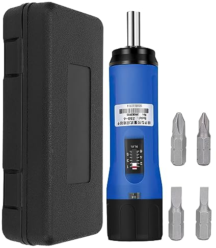 Destornilladores Dinamométricos Ajustables, Llave Dinamométrica 1-6 Nm, Destornillador De Torsión Atornillador Dinamométrico Con Puntas De Destornillador Rectas Y Cruzadas Para Bicicleta, Moto, Coche