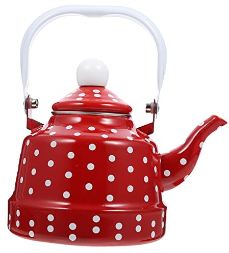 Cabilock Tetera De Esmalte De Cocina Hogar Hervidor De Agua Tetera Para Hervir Agua Para Uso Diario La Cocina
