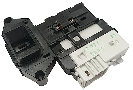 eRicambi® Elettroserratura Blocco porta 4 Contatti per Sportello Lavatrice, Compatibile Con LG Dimensioni: L.P.H. 85x63x20 (mm) Modelli Compatibili: EBF49827805 - F1047TD - F96400WHR - WD-12270BD