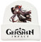 flowereyes Genshin Impact Strickmütze Trendige Strickmütze Beanie Mütze Herbst Winter Thermomütze Strickmütze für Anime-Fans