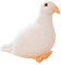 MagiDeal Kuscheltiere, Vögel, realistische Taube, Plüschtier, süßer Begleiter, langlebig, weiches Wurfkissen, Raumdekoration für Schlafzimmer, Büro, Weiß