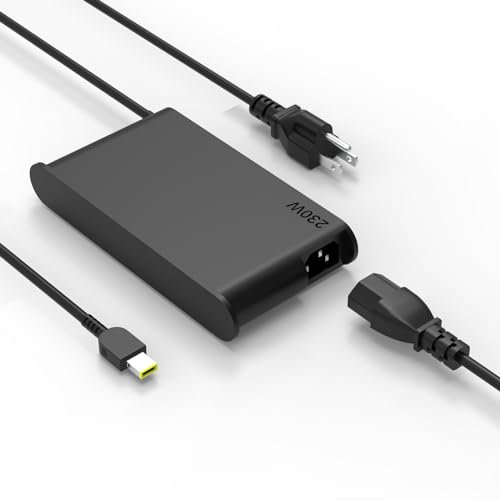 230W Slim AC Charger Adapter for Lenovo Legion Charger,Legion 5-15 5i-15 5P-15 5Pro-16 Y540-15 Y545-15 Thinkpad P51 P52 P53 P51 P50 P70 Ideapad Legion Y7000 Y740 Y900 Y910 Y920 Y730 Laptop Power Cord