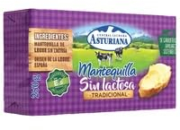 mantequilla Central Lechera Asturiana en Pastilla (125g, 250g, 500g, 1kg) Tradicional, Sin Lactosa y (Productos Refrigerados) (2 PASTILLAS, Mantequilla Sin Lactosa en Pastilla 250g)