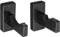 sourcing map 2pcs Light Saber Wall Mount, Wood Sword Display Stand Sword Storage Rack for Sword, Axe, Baseball Rack, Black