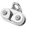 CNANRNANC Stainless Steel Cam Cleat Boat Rope Guide, Boat Cam Clea, Cam Rope Clamp for Marine Sailing Boat Kayak Canoe