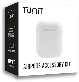 Cover AirPods Apple 1a e 2a Generazione in Silicone - White