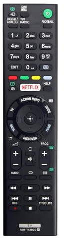 RMT-TX100D Ersatzfernbedienung für Sony LED TV RMT-TX102U RMT-TX102D RMT-TX200E RMT-TX300E RMT-TX100U KD-49X8305C KD-55X8505C KD-55X8507C KD-55X8508C KDL-50W 805C KDL-55W755C KDL-55W805C KDL-65W855C