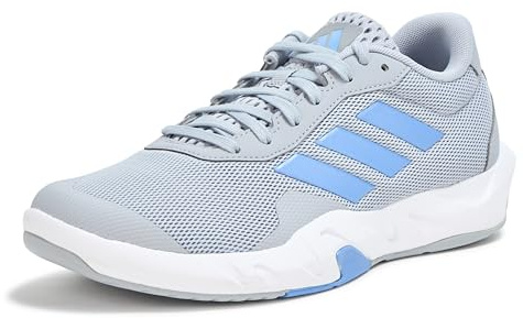 Adidas Women's Amplimove Training Sneaker, Halo Silver/Blue Fusion/White, 4 UK