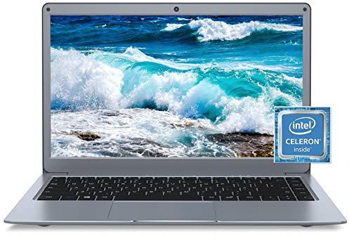 jumper Laptop, 13.3 inch FHD Screen(6GB DDR3 64GB eMMC) Laptops Computer, Celeron Dual Core, USB 3.0, Dual Band Wifi Supports 256GB TF Card, 1TB SSD Expansion
