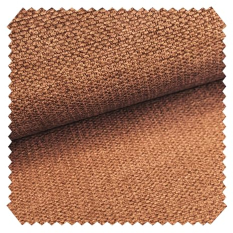 novely® MUDAU SOFT Samtweicher Chenille-Polsterstoff - Melierter Möbelstoff - Grober Struktur-Stoff - Mélange Meterware 1lfm Farbe: 42 Terracotta