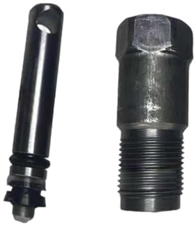 Folpus Bomba de Aceite Hidráulica para Gato Vertical, Instalación Rápida, Repuestos Metálicos, Longitud 55mm