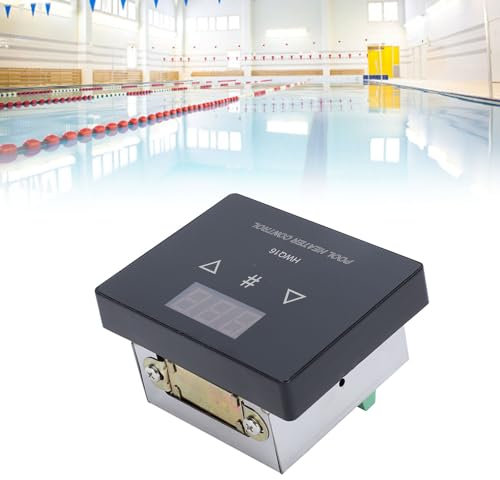 Electric Thermostatic Panel for Swimming Pool, Digital Control for Water Heating Swimming Pool, Versatile Panel for spas and Bathroom, Robust Material