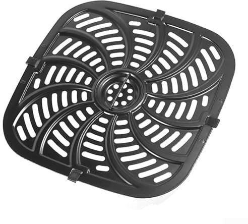 Parte di ricambio per friggitrice ad aria, vassoio di ricambio per friggitrice ad aria, 24 × 25 cm, accessorio per griglia e piastra per griglia