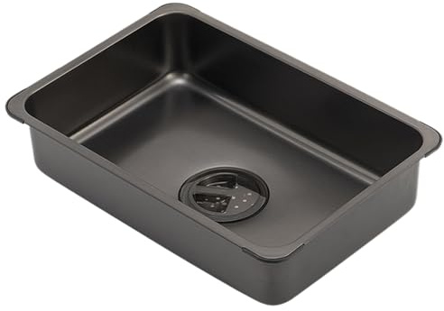 Lavandino da campeggio per esterni, bacinella portatile in acciaio, vasca pieghevole per lavare i piatti, lavanderia in acciaio inox con tappo di scarico per piatti, vestiti, viaggi, picnic,