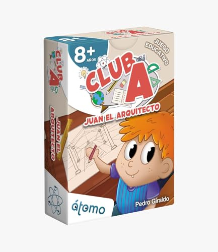 Atomo Games Club A. Juan der Architekt, Lernspiel ab 8 Jahren, ideal für die Lösung von Größenproblemen