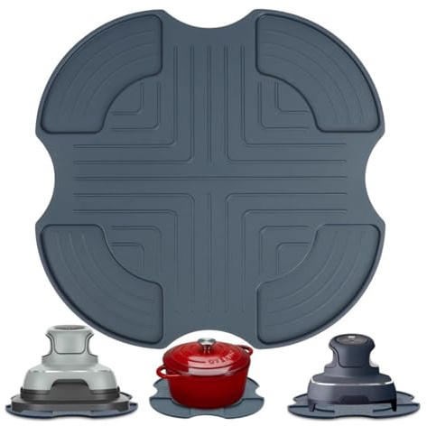 Air Fryer Reusable Silicone Trive for Ninja Crispi, Accessories for Ninja Crispi Air Fryer,for Kitchen Protector Compatible with Ninja Crispi 3.8L,4-in-1 FN101UK Kaempe,Heat-Resistant Non-Slip Hot Pad