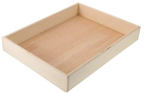 TOYZFRIENDY Plateau en Bois Beige Zen pour Décoration Bureau Installation Intuitive, Coin Zen Apaisant pour Relaxation et Contemplation Bureau
