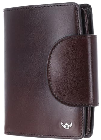 Golden Head Leder Geldbörse Colorado RFID Protect Kombischeintasche mit Riegel 1439 Bordeaux weinrot
