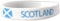 Komonee 2 x Scotland White World Cup Sports Event Football Country National Flag Silicone Wristbands