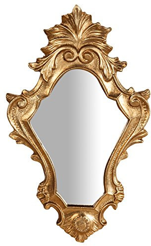 Biscottini Specchio da parete 25x2.5x40 - Specchio bagno - Specchio decorazioni casa - Arredamento casa - Specchio da parete lungo - Decorazioni camera da letto shabby - Specchio camera da letto