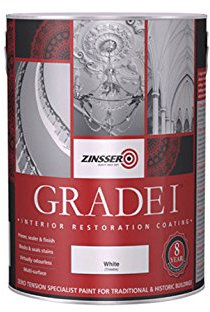 Zinsser Grade 1 Interior Restoration Coating White Matt (10 litres)