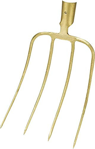 Idealspaten 67500100 Dunggabel mit Nordstellung, Gold, 40 x 25 x 15 cm