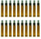 ZbFwmx 20 Pack Set 10ML Protable Refill Bulk Atomizer Spray Travel Perfume Bottle Hydrating Empty Bottle (Brown)