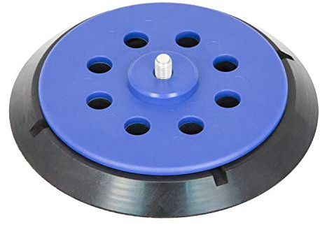 Plato de lija de velcro 150 mm para FEIN - MSF-636-1 como accesorio para lijadora excéntrica - aspiración de polvo de 8 agujeros - dureza media - DFS