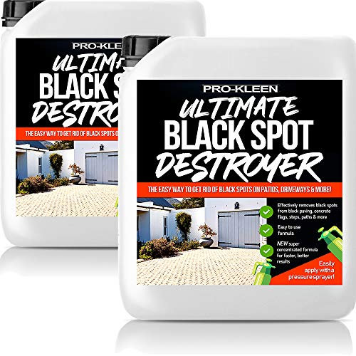 Pro-Kleen Ultimate Black Spot Destroyer for Patio, Stone, Block Paving, Indian Sandstone, and more (10 Litres)