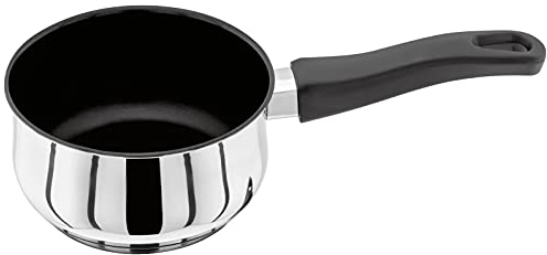 Judge Vista Stainless Steel Non-Stick Milk Pan 14cm 900ml, Induction Ready, Oven Safe, Dishwasher Safe, Suitable for All Hob Types