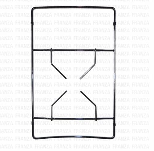 Griglia 1 Fuoco Centrale Corona Piano Cottura compatibile con Nardi 375 X 240 Nera Smaltata