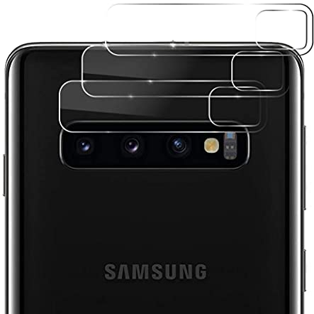 QUITECO Kamera Schutz Glas für Samsung Galaxy S10 / S10 Plus [3 Stück] Panzer Schutzfolie Linsenschutz Kameraglas