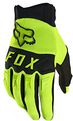 Fox Dirtpaw Kinder Fahrrad MX Dirt Langfinger Schutz Handschuhe (neon Gelb Kinder YXS)