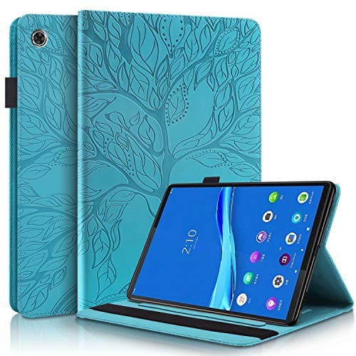 MUTOUREN Tablet Case for Lenovo Tab M10 FHD Plus (2nd Gen) 10.3 Inch, with [free Screen Protector], Lightweight Protective Smart Cover for Lenovo Tab M10 Plus TB-X606F TB-X606X (Lake Blue)