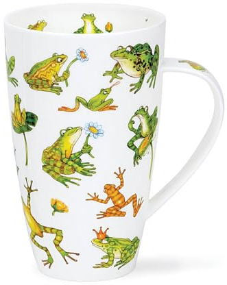 HE-HOPI-XX Hop It Tasse en porcelaine fine Motif grenouille 0,6 l