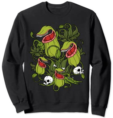 Pichet Sarracenia Purpurea Plant Plantes Carnivores Sweatshirt