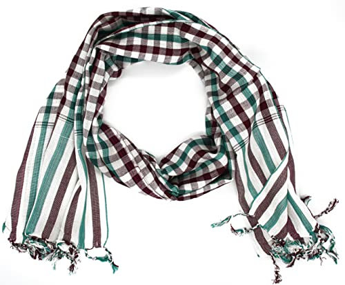 PANASIAM Krama, bordeaux turquoise, 165x65cm