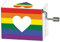 Fridolin Spieluhr/Music Box, Melodie: Over the rainbow, Motiv: Regenbogen mit Herz