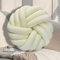 GYCS Knot Cushion, Soft Plush Cushion, Knotted Cushion, Decorative Cushion for Sofa, Bed, Decorative, Knot Cushion, Throw Cushion for Home Decoration, Bedroom, Couch,Beige,35cm