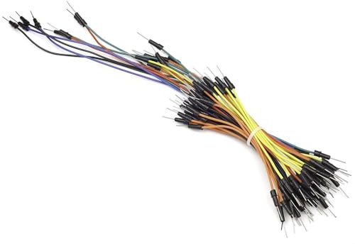 BerryBase Jumper Kabel Kit/Set mit 65 Kabeln in 4 Längen für Breadboards