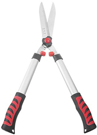 TONZN Garden Shears SK5 Carbon Steel Blades For Trimming Boxwood And Ornamental Grass Hedge Trimmer Alumina/Rubber Handles