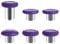 Für Elite Series 2 Controller Thumbsticks Thumb Sticks Tasten Ersatz für Xbox One Elite Series 2 Controller (Modell 1797) & Elite Series 2 Core Controller (6 in 1 Lila)