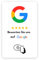 Google Bewertungskarten mit NFC Smart Technik (WIR RICHTEN IHRE KARTE FÜR SIE EIN) Erhalten sie mehr Rezensionen (Weiß)