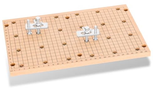YOFULY Plaque de plan de travail CNC en MDF GRID pour fraiseuse/gravure CNC 3018, compatible avec les routeurs CNC série 3018, 300 x 180 x 12 mm, trous M6 (6 mm)