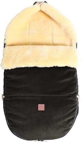 Kaiser 6510148 FILIUS CORD Lammfell Fußsack Fb. green